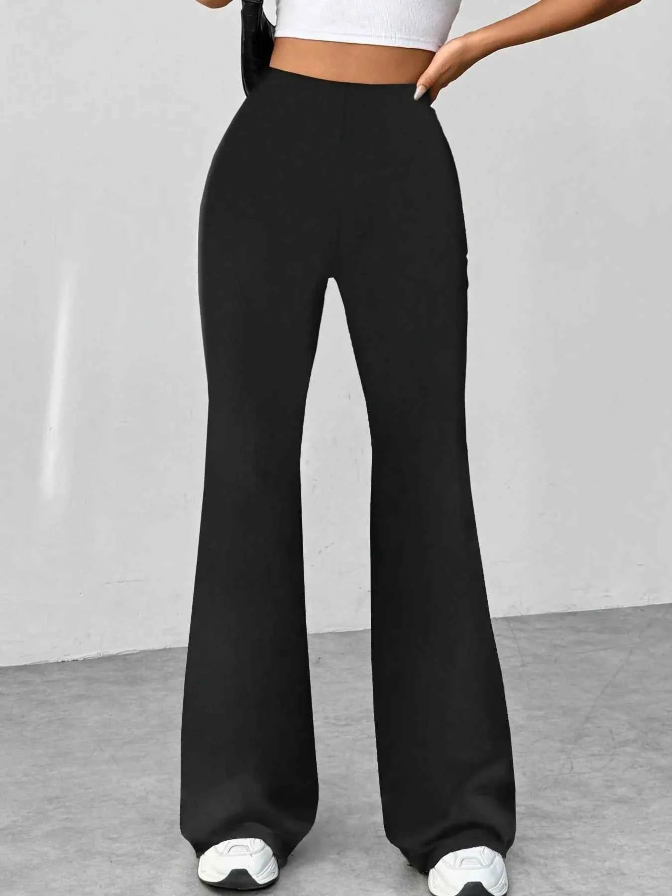 High Waisted Flare Pants Black 3dd7dd19ffa54836bcca93ae34edcd6b-Max-Origin