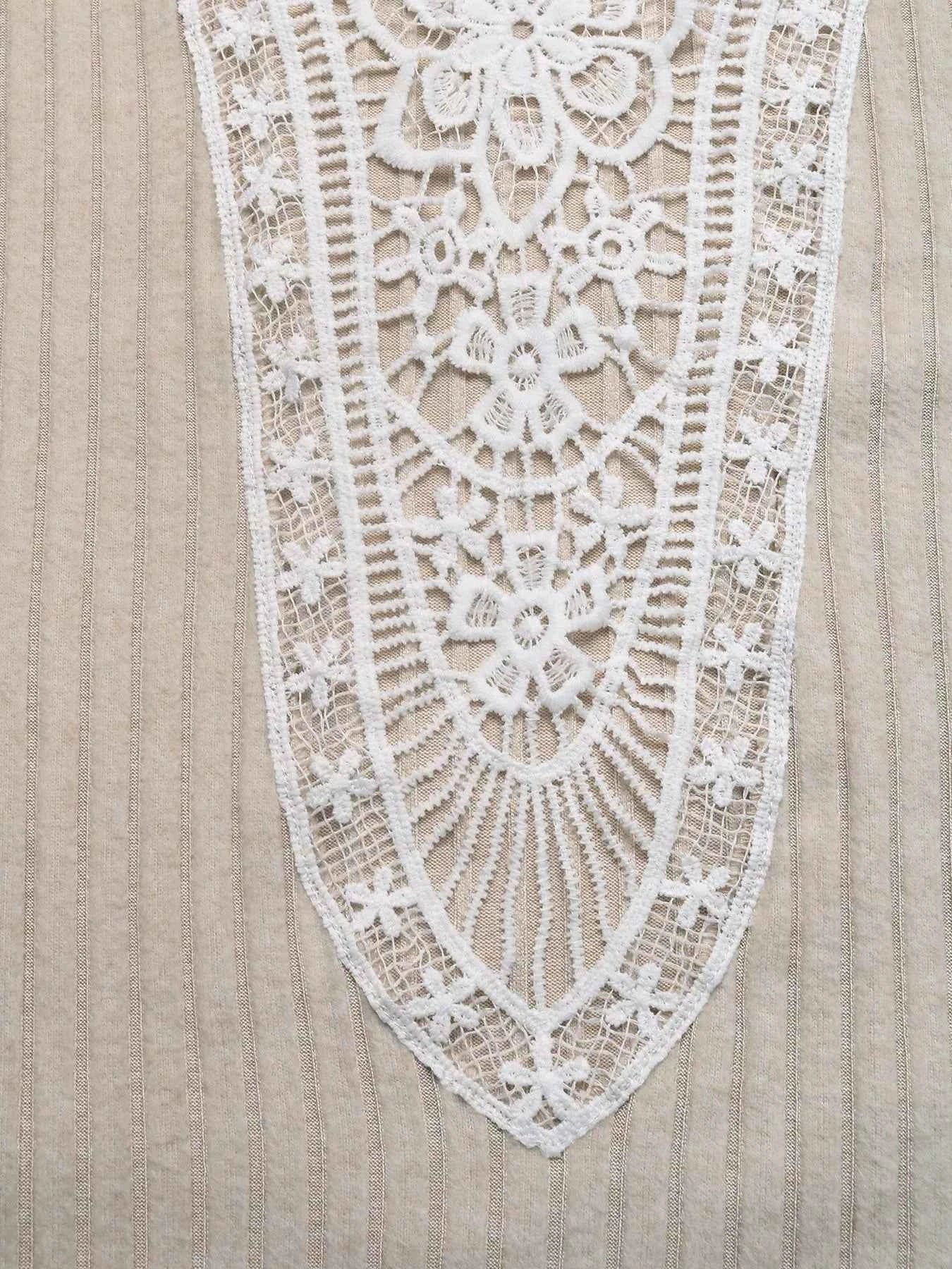 Lace Detail Ribbed Knit Long Sleeve T-Shirt 3e9561ce27ab48fdba824dbd4f89190d-Max-Origin