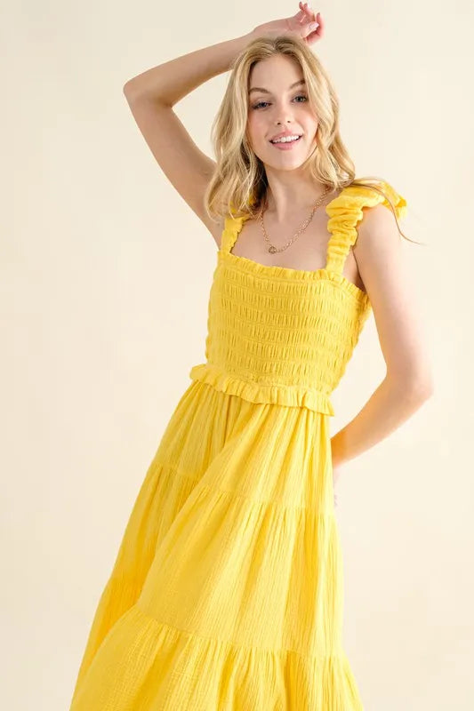 And The Why Ruched Shoulder Strap Detail Midi Dress 3ea8f2bd5aa44355abb9a53bac4e95a5-Max-Origin