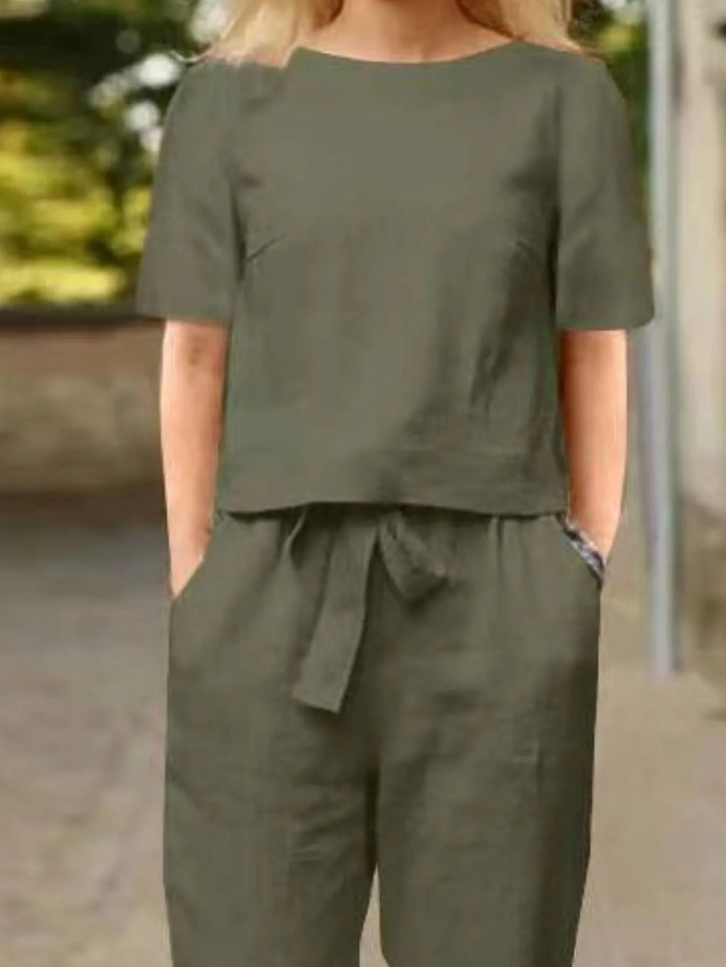 Full Size Round Neck Short Sleeve Top and Pants Set Plus Size 3ea9234c-ed20-4df2-88e9-0c9e9bd811ed-Max-Origin