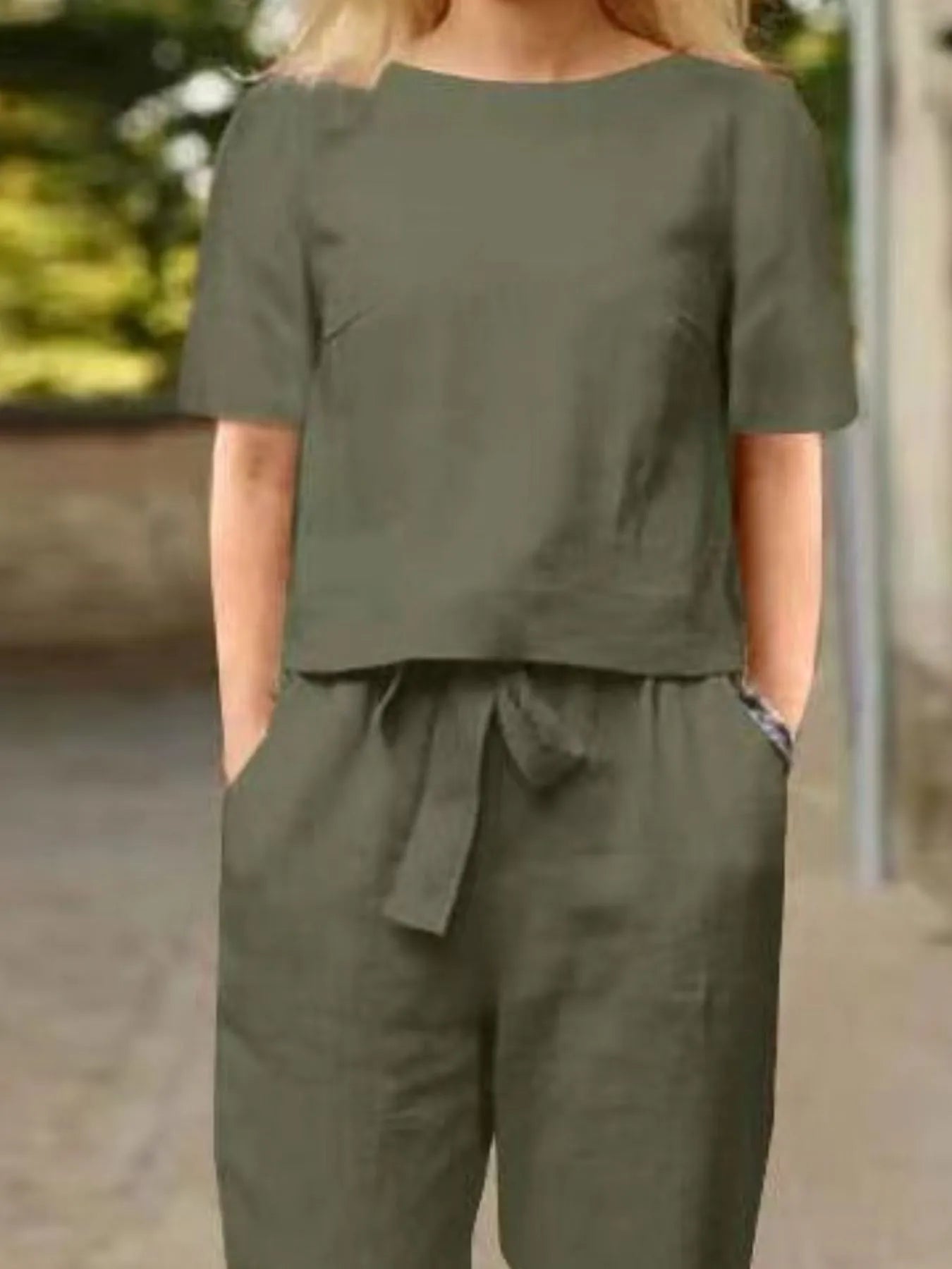 Full Size Round Neck Short Sleeve Top and Pants Set Plus Size 3ea9234c-ed20-4df2-88e9-0c9e9bd811ed-Max-Origin