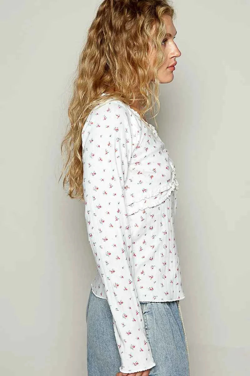 POL Floral V-Neck Long Sleeve T-Shirt 3ee2e80c-4972-4ccb-bf1e-a75f3c2358b8-Max-Origin