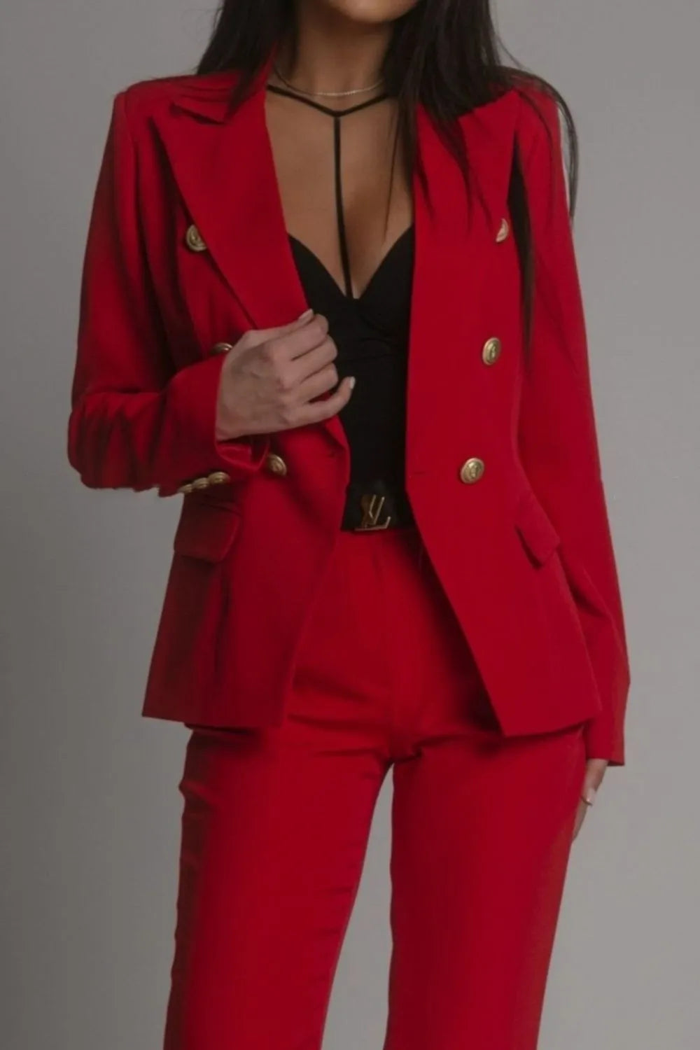 Full Size Lapel Collar Long Sleeve Blazer and Pants Set Plus Size Deep Red 3ee64683-6c90-45ca-9374-7c1e83c78aaa-Max-Origin