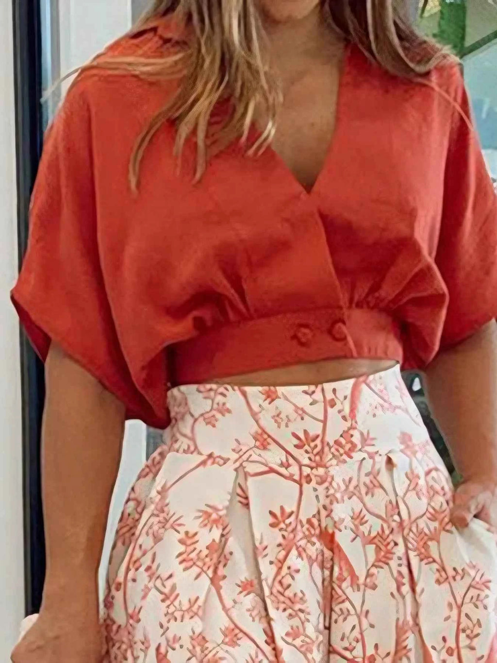 Surplice Top and High Waist Pants Set 3f342cec-fe50-4636-a027-820d54d9f834-Max-Origin