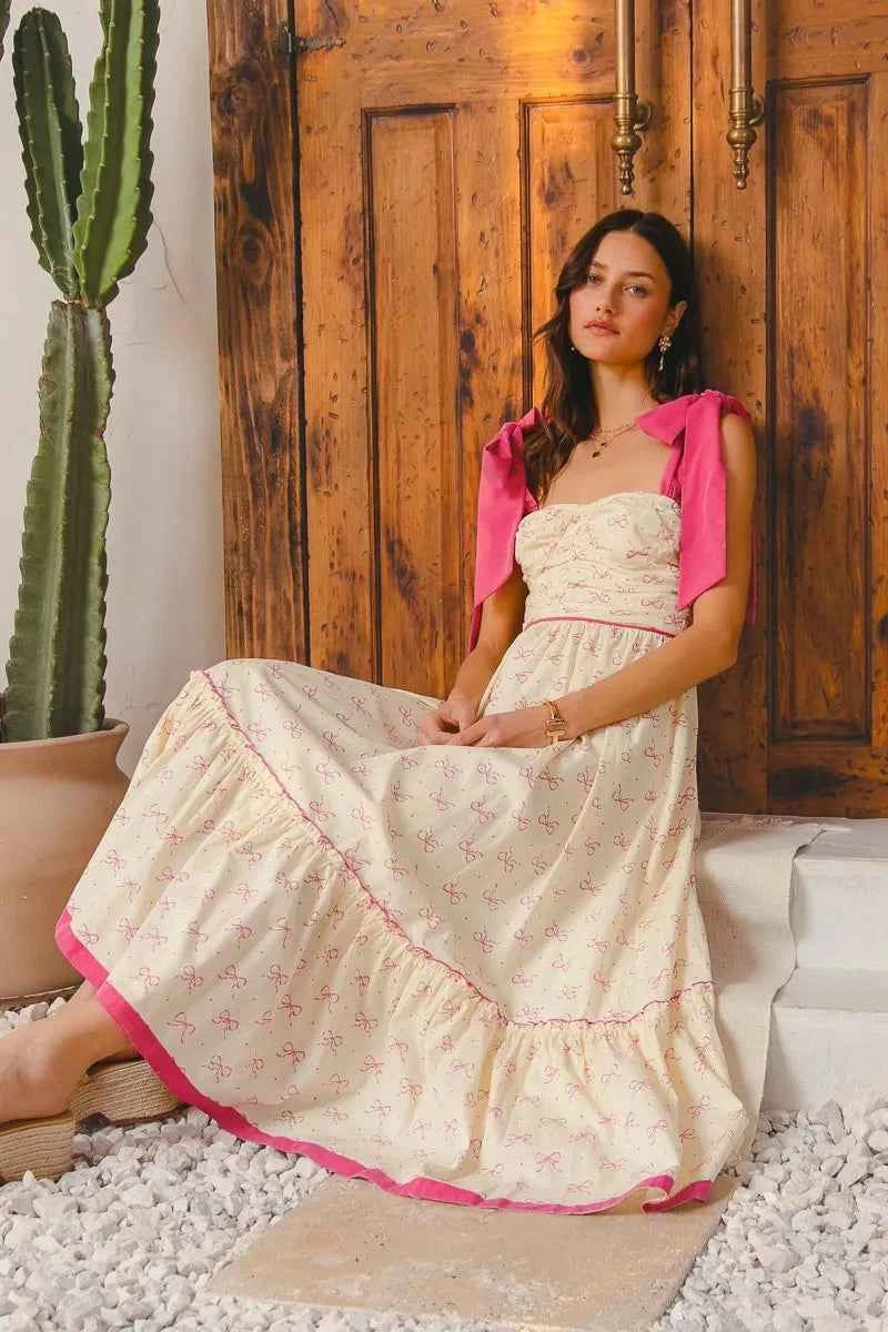 SO ME Ribbon Flowy Maxi Dress with Contrast Trim 3f81320bdb0e4586ba3c49480fc23dd0-Max-Origin