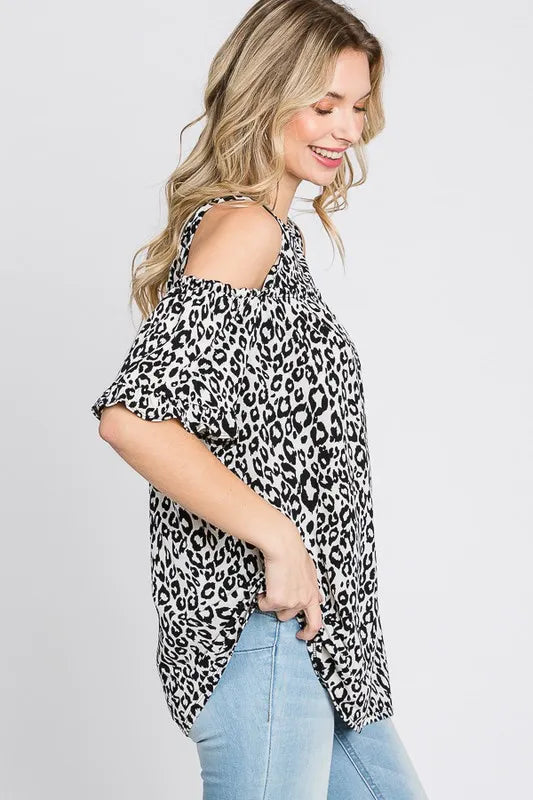Heimish Full Size Leopard Round Neck Cold Shoulder T-Shirt Plus Size 3f90de47-6f3a-4e7f-9aca-004018065625-Max