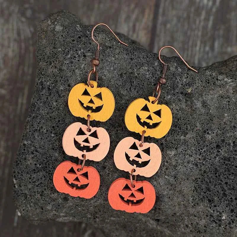 Wooden Contrast Pumpkin Earrings 3fb646a0-43b0-439e-989d-123aa6d880f8-Max