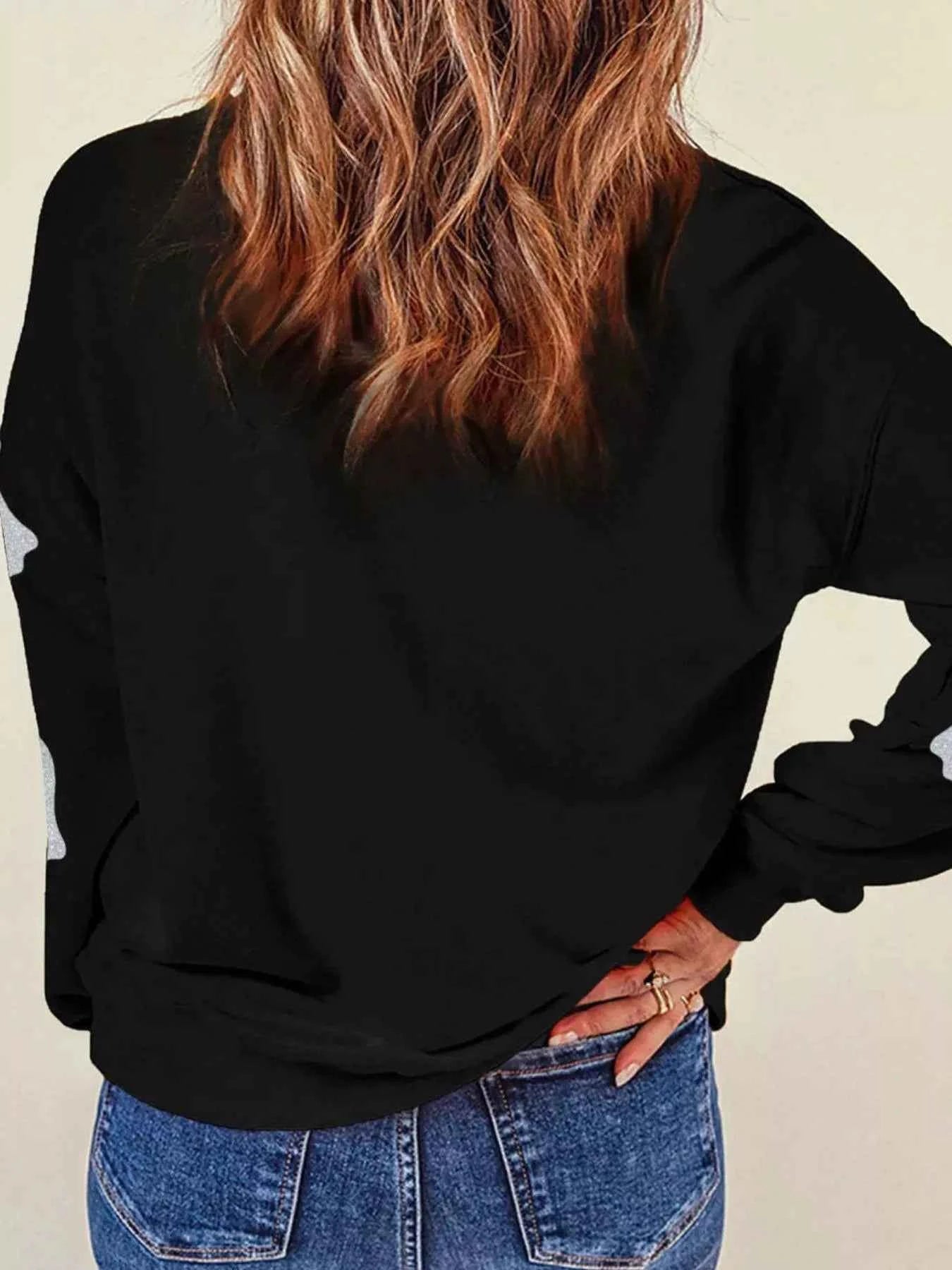 Halloween Sequin Round Neck Sweatshirt 402070f1-3dc8-4f47-890e-af8f83e364d0-Max-Origin