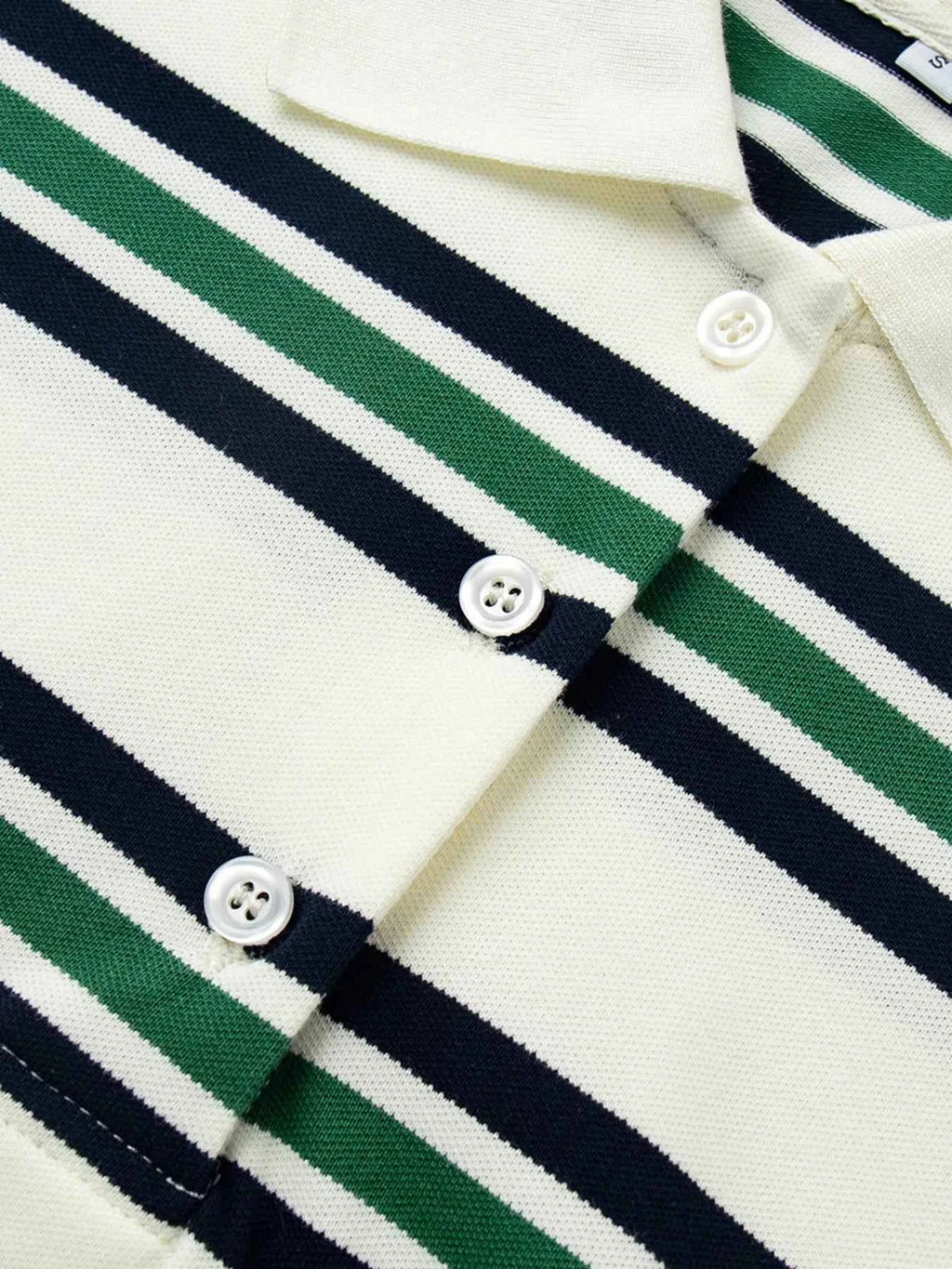 Striped Polo T-Shirt with Contrast Collar 4028ba0f09624885bac87215eda3d930-Max-Origin