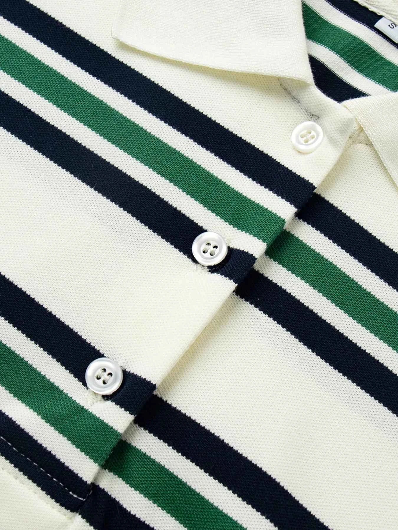 Striped Polo T-Shirt with Contrast Collar 4028ba0f09624885bac87215eda3d930-Max-Origin