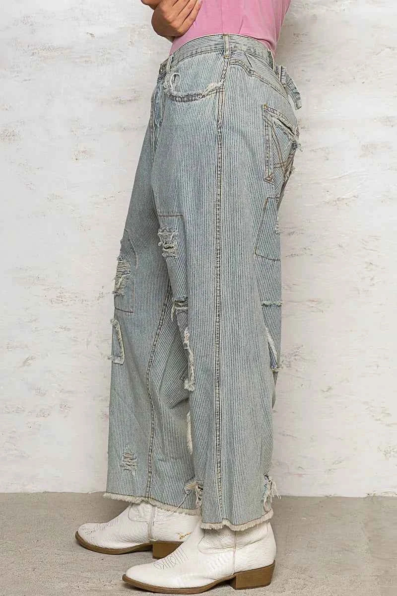 POL Distressed Raw Hem Wide Leg Pants 40312702-9643-4930-8867-22ec9d7c3903-Max-Origin