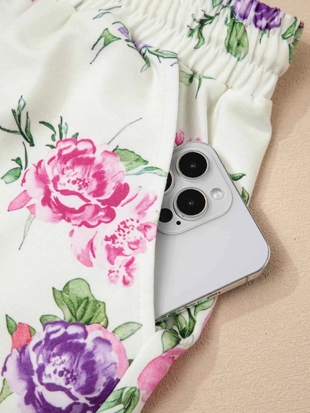 Floral Print Round Neck Top and Drawstring Pants Lounge Set 4042e6f05cfb4e96af962074e98a5795-Max-Origin