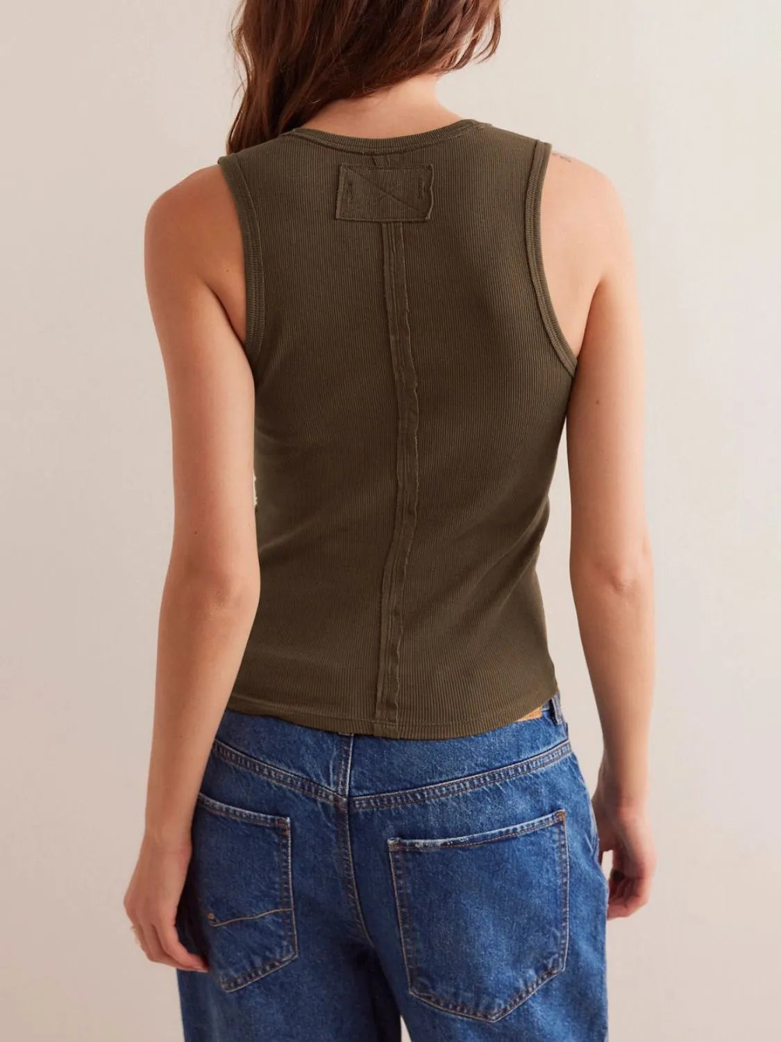 V-Neck Wide Strap Tank 4079400e-22aa-4322-8ac7-e9c881c404a1-Max-Origin