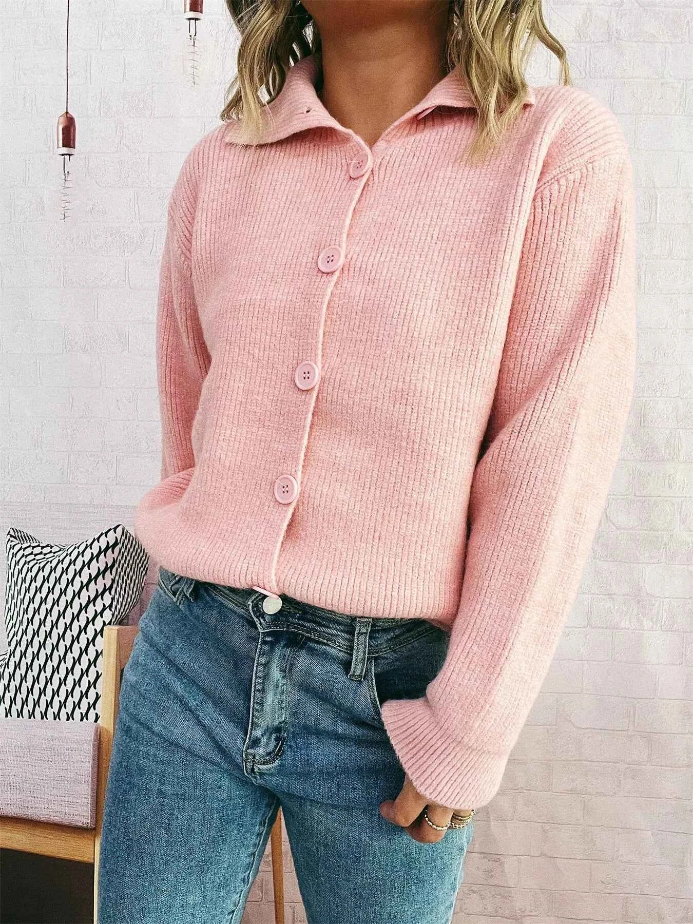 Ribbed Button-Up Cardigan 40dd5f24458540fc98dd983e023cfdb3-Max-Origin