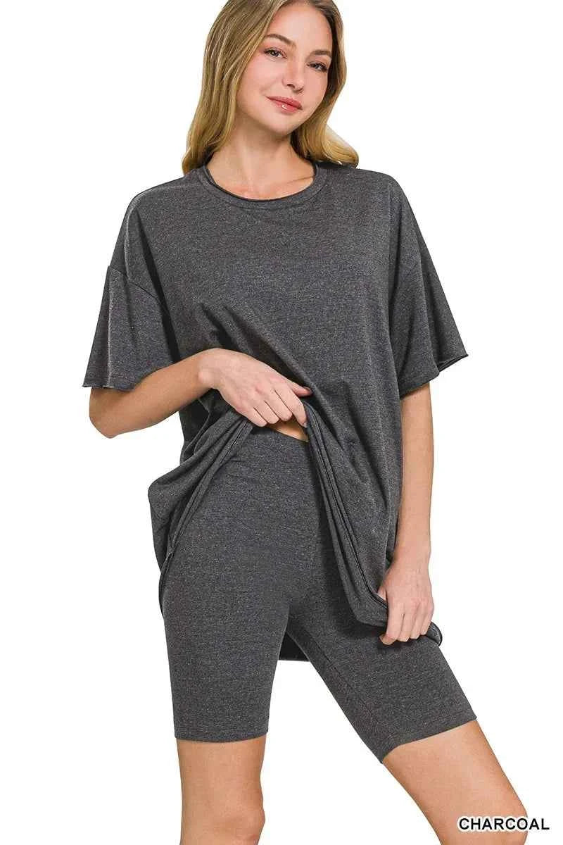 Zenana Cotton Round Neck Top & Biker Shorts 40fffb59acea45ec80165f897d8cac00-Max-Origin