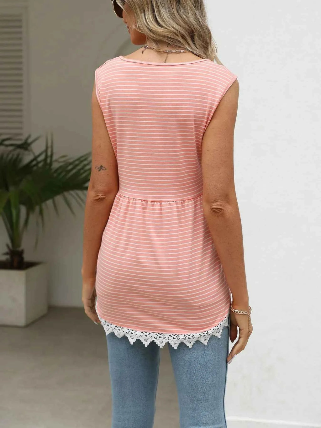 Lace Trim Sleeveless Babydoll Tank Top 413bea11-7898-4062-a936-207113658b85-Max-Origin