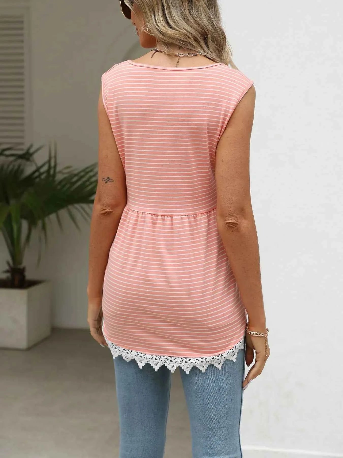 Lace Trim Sleeveless Babydoll Tank Top 413bea11-7898-4062-a936-207113658b85-Max-Origin