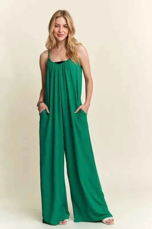 ADORA Wide Leg Casual Cami Jumpsuit KELLY GREEN 41453dc14cc4440fba998181d5998084-Max-Origin