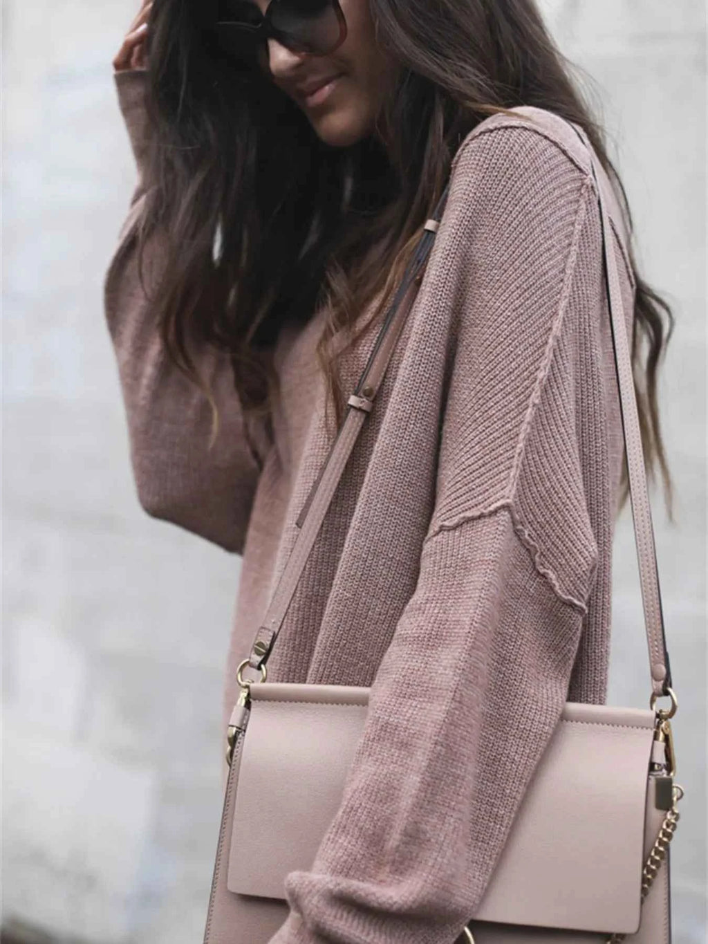 Ribbed Relaxed Fit Long Sleeve Sweater 41699aeb86474d38ad5715f47b1963d9-Max-Origin