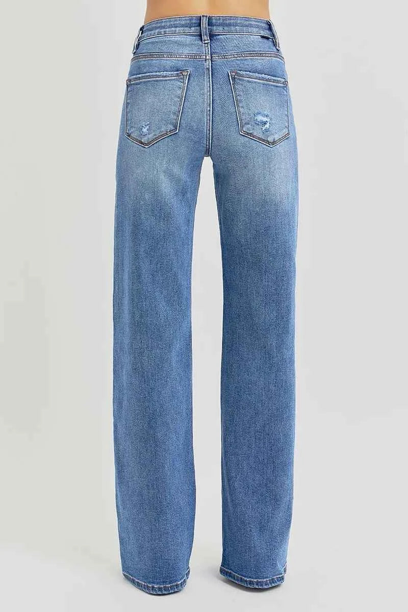 RISEN Full Size Tummy Control Elastic Band High Rise Wide Jeans Plus Size 41d0b71d92144dcf839ab7118ec8c632-Max-Origin