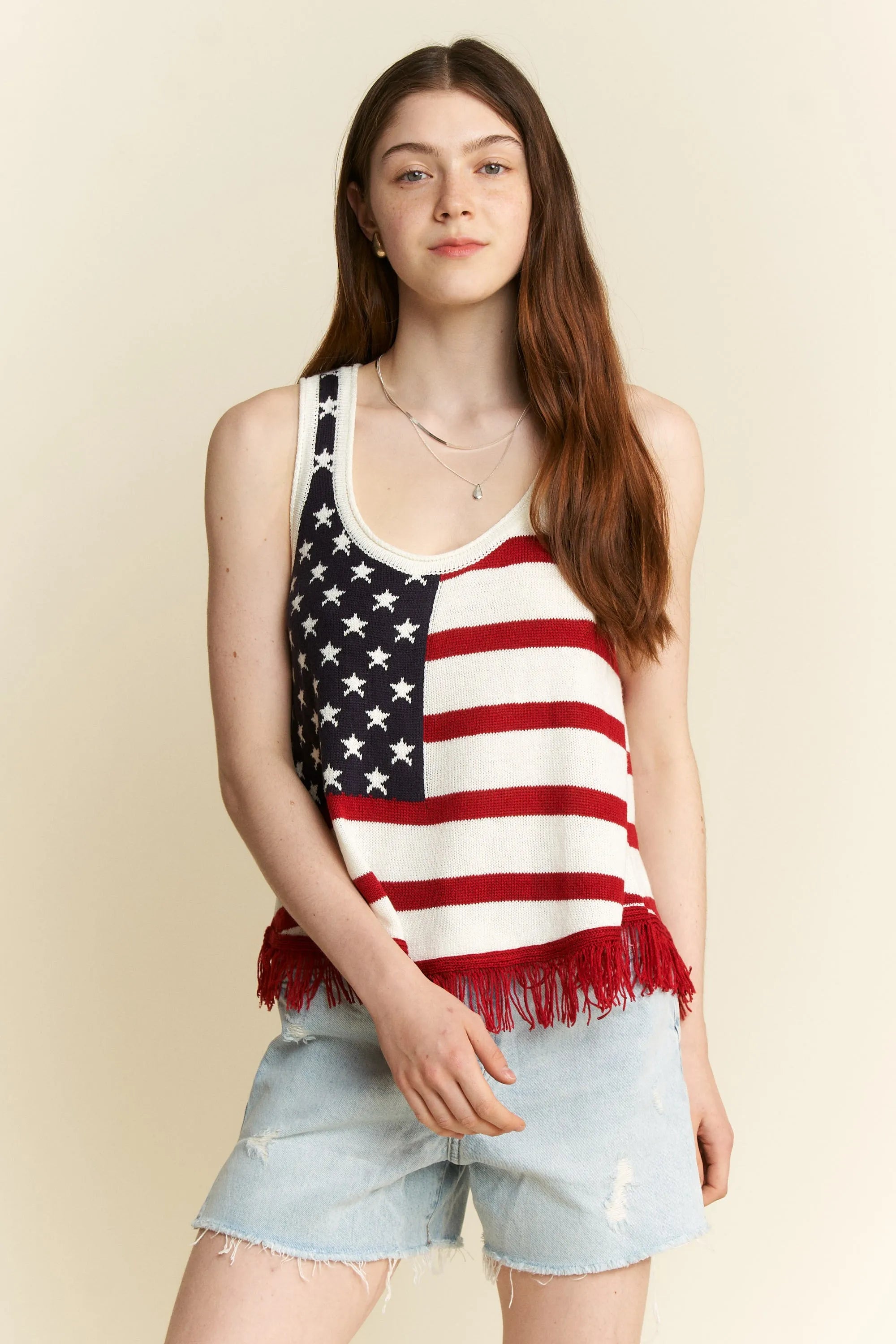 Jade By Jane Full Size American Flag Fringe Tank Top Plus Size CREAM 423ce159d9ff4a2582af1731ef4d3ca7-Max-Origin
