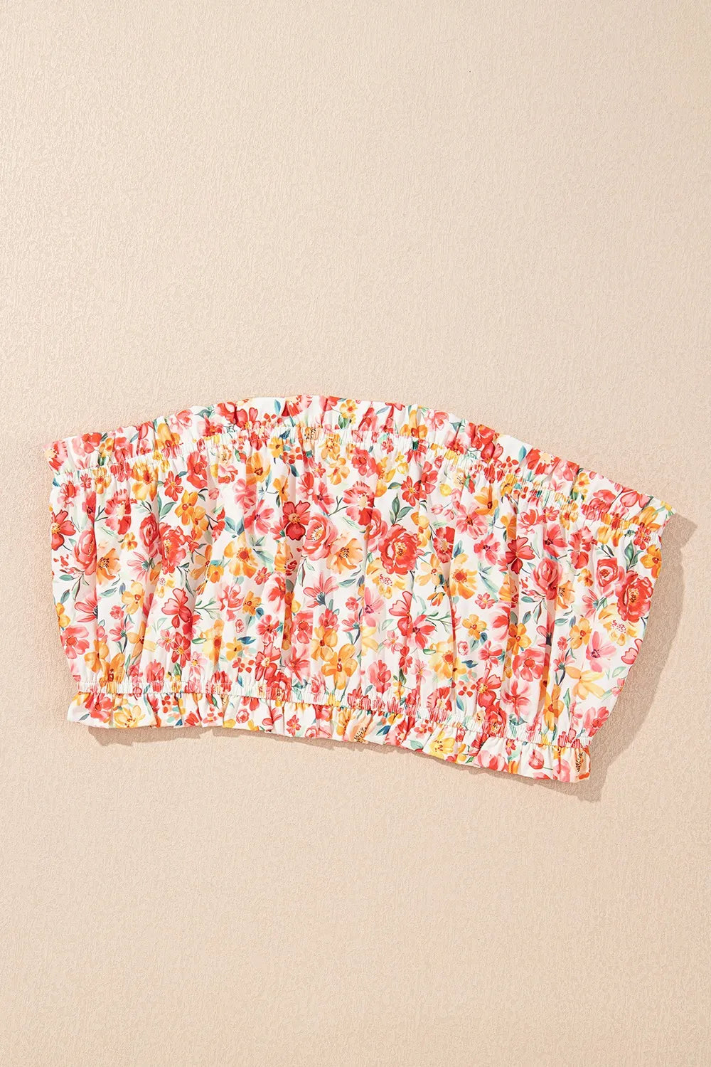 Boho Floral Bandeau Top and High Waist Wide Leg Pants Set 428b2902-dcf7-4b83-99c4-94b2bd428010-Max-Origin