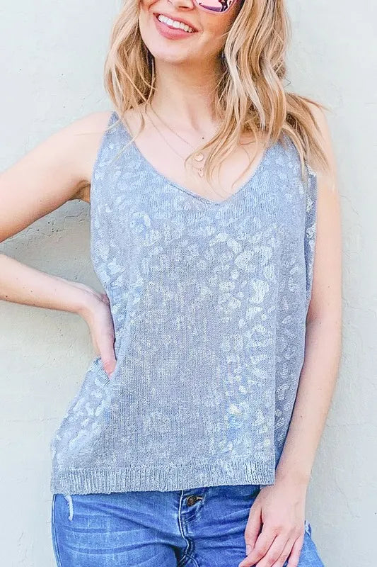 And The Why Leopard Foil Print Sleeveless Sweater Top GREY 42e9dcb584a14d56812fdd9156d00aae-Max-Origin