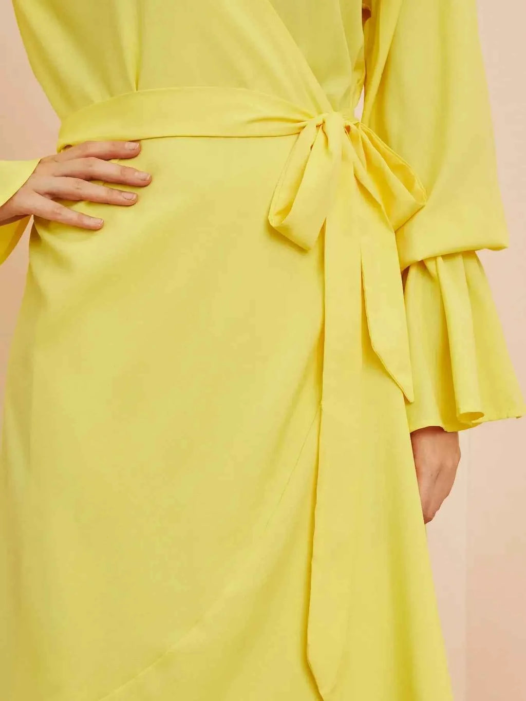 Ruffled Wrap Maxi Dress with Bell Sleeves 434c418ce4484d33a7c6d1d213a64b46-Max-Origin