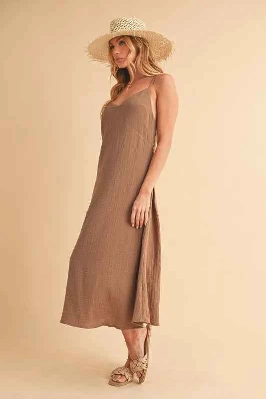 Aemi+Co Side Button Midi Cami Dress 439230cc31914beab5bcf13a3ef5a9b2-Max-Origin