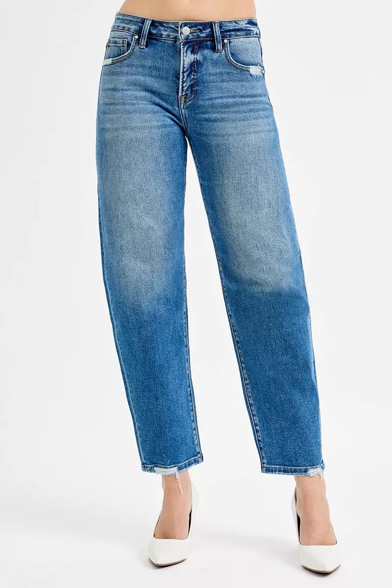RISEN Tummy Control High Rise Ankle Slim Barrel Jeans 43ef729347134d538ff72da951622e6a-Max-Origin
