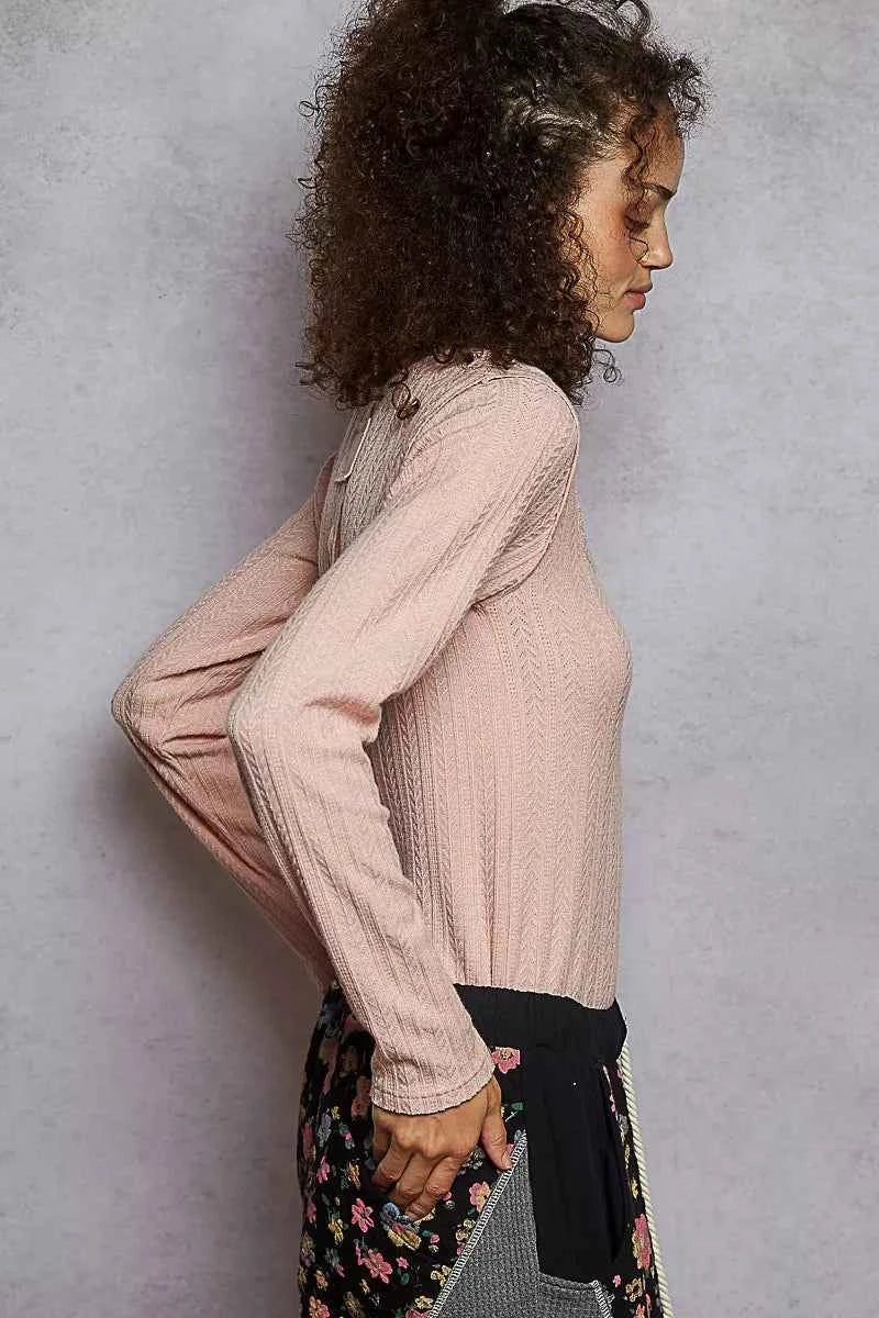 POL Square Neck Cropped Knit Top with Curved Hem 4403f433-1e17-4297-a690-44324cb95bdc-Max-Origin
