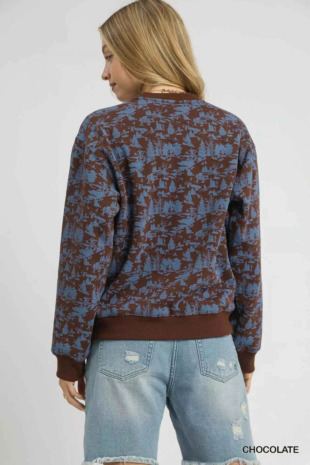 Umgee Scenic Print Cropped Sweatshirt 443f25e4-0b76-4b26-9882-dca13c7d630f-Max-Origin