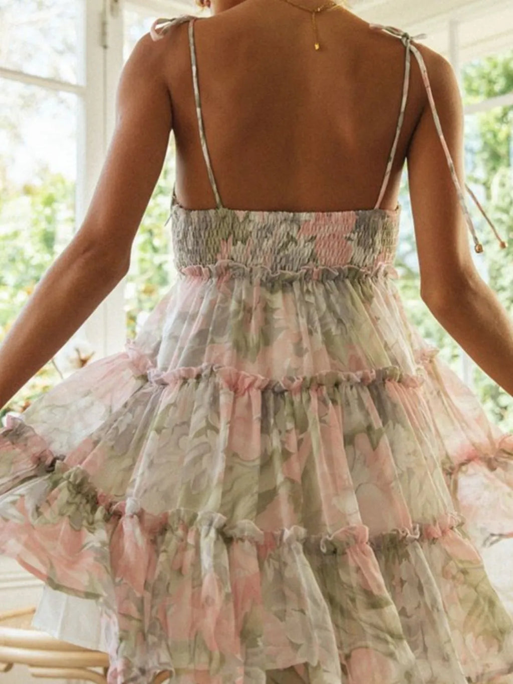 Frill Printed Square Neck Mini Cami Dress 4470f2ae-ee4d-4cb6-829f-92950b26137d-Max-Origin