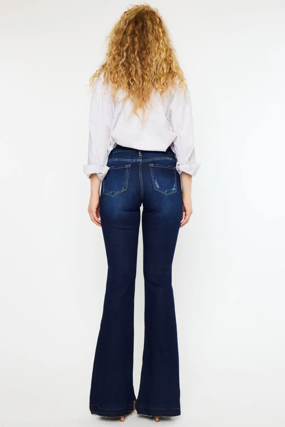 Kancan Mid Rise Slim Flare Jeans 44752aae-edb1-4468-88ff-9b7c41f52528-Max