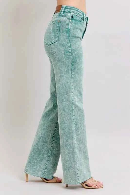 Judy Blue Full Size High Waist Garment Dyed Raw Hem Dad Jean Plus Size 44b84c3fe0e74aeb9fcb826ad3c140c8-Max-Origin