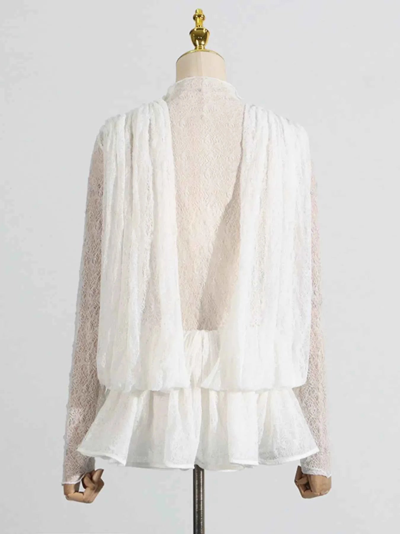 Ruffled Hem Lace Mini Dress 44efc0f52707405ea99b9948f4abe742-Max-Origin