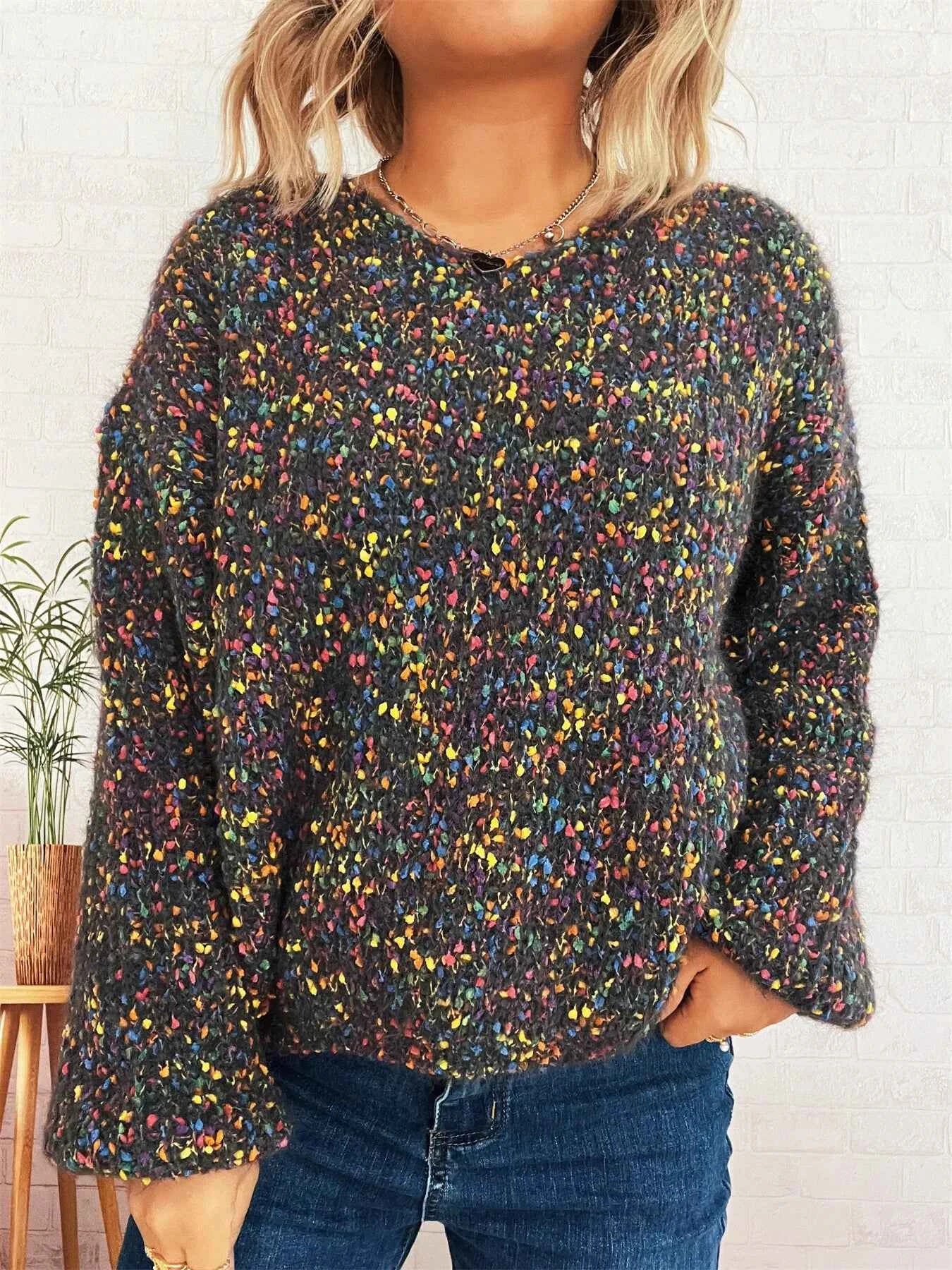 Colorful Long Sleeve Sweater 45d209eb2ea84ff3830f5c644b4ba149-Max-Origin