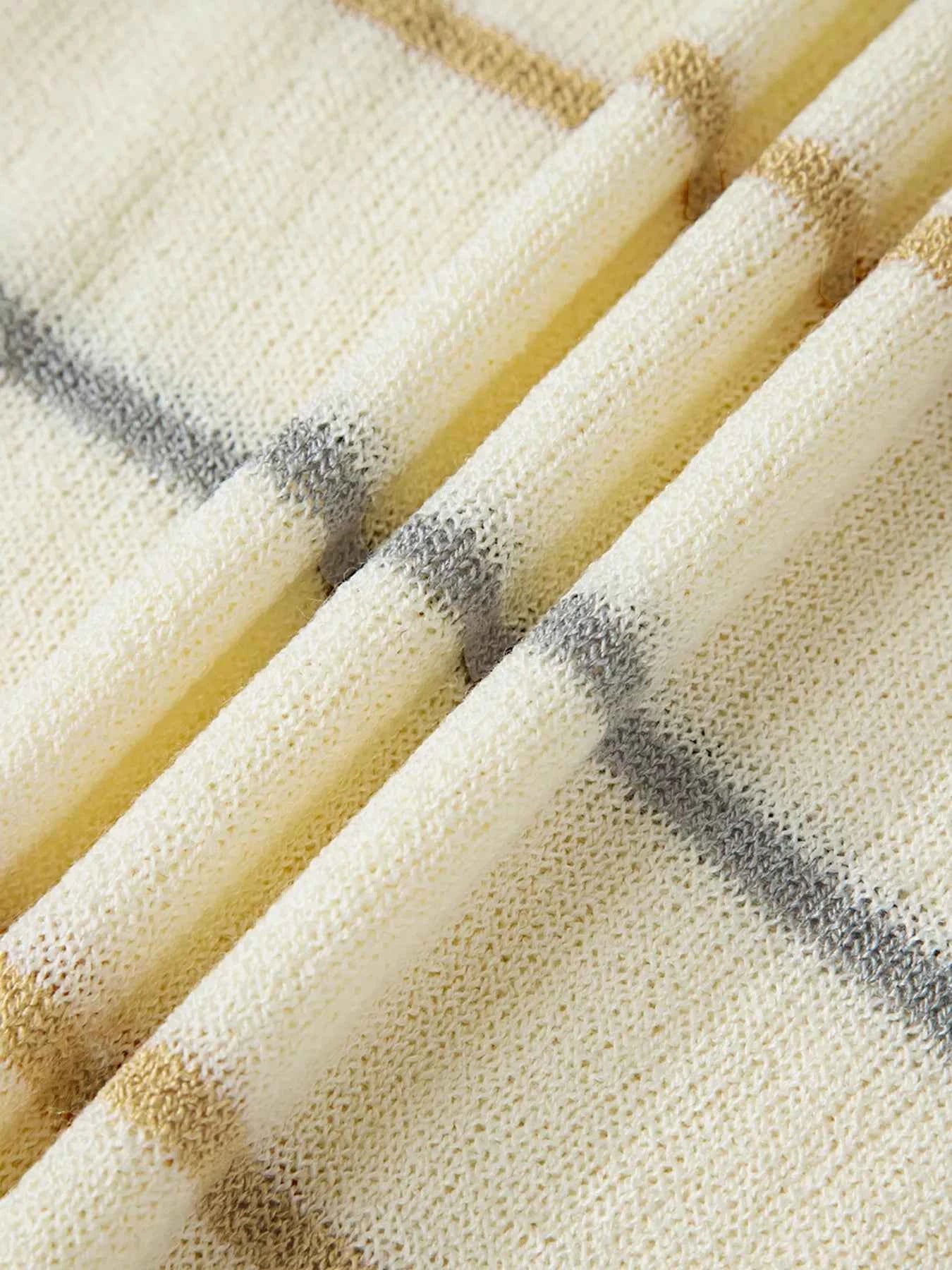 Stripe Striped Ribbed Edge Drop Shoulder Sweater 4619816acf6b4d6cb49a8a2784c6842c-Max-Origin