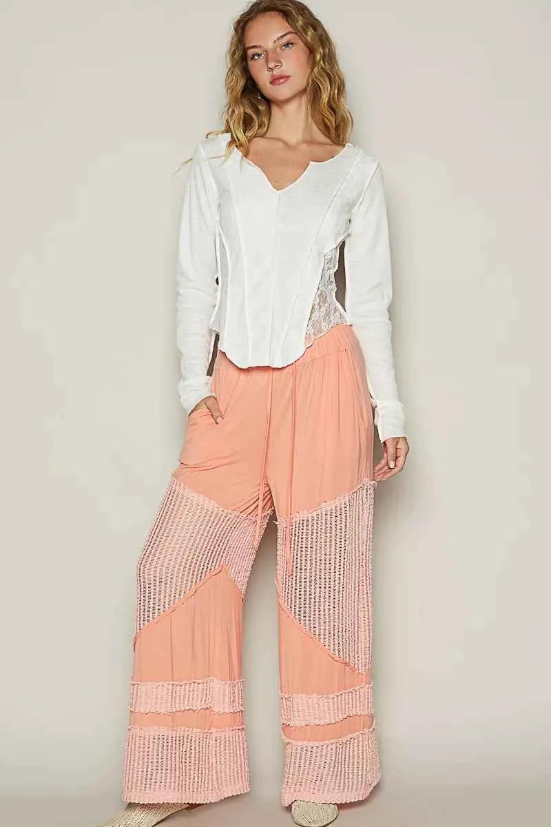 POL Drawstring Elastic Waistband Wide-Leg Pants 46e812b2-3184-45d0-87a8-08cd8adb60b6-Max-Origin