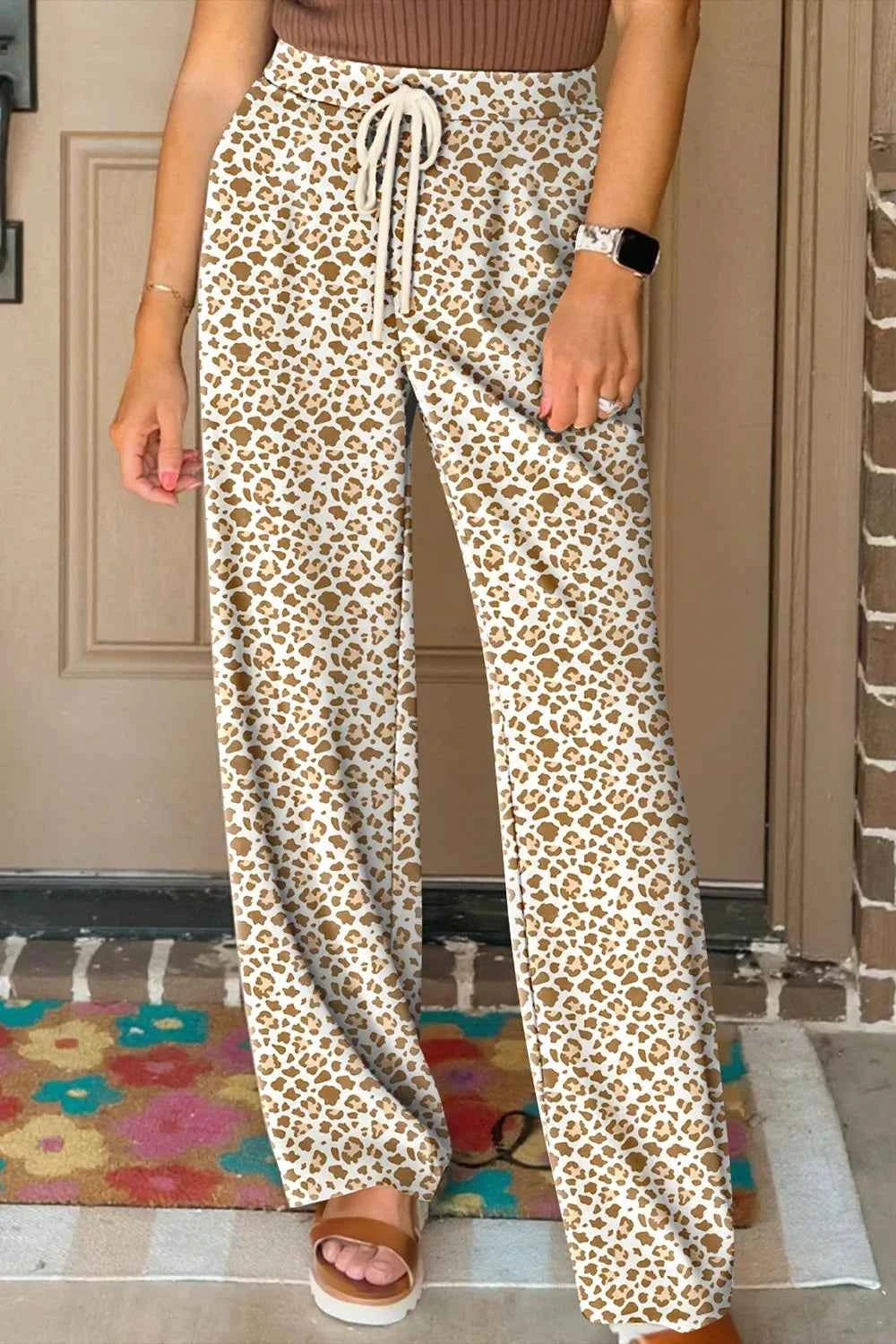 Leopard Drawstring Elastic Waistband Loose Pants 47fd470f-11ae-4e49-95b4-add40fed6e27-Max-Origin