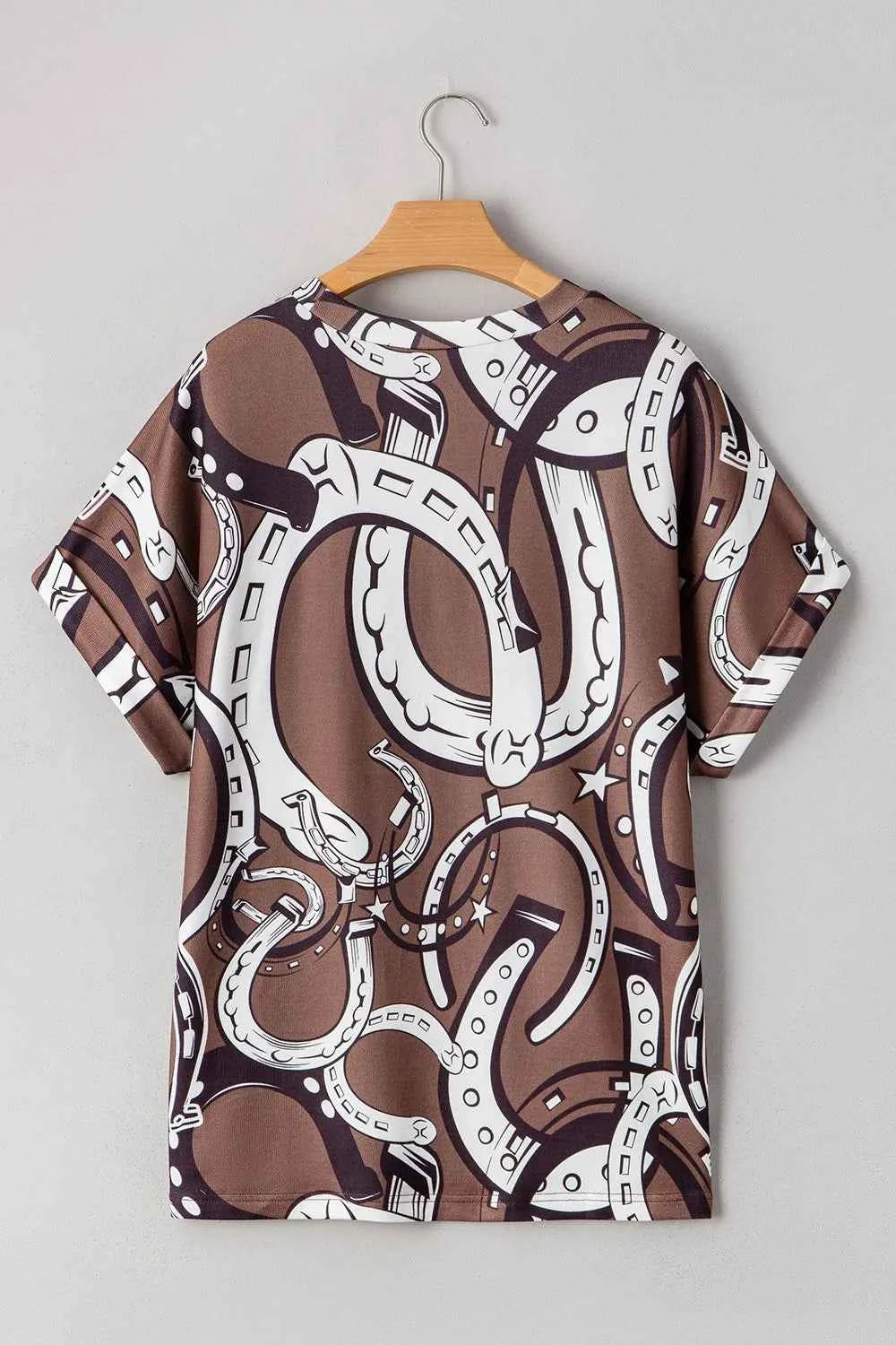 Printed Round Neck Short Sleeve T-Shirt 48afc48d-6f2d-4588-bdd0-64f8b32d654b-Max-Origin