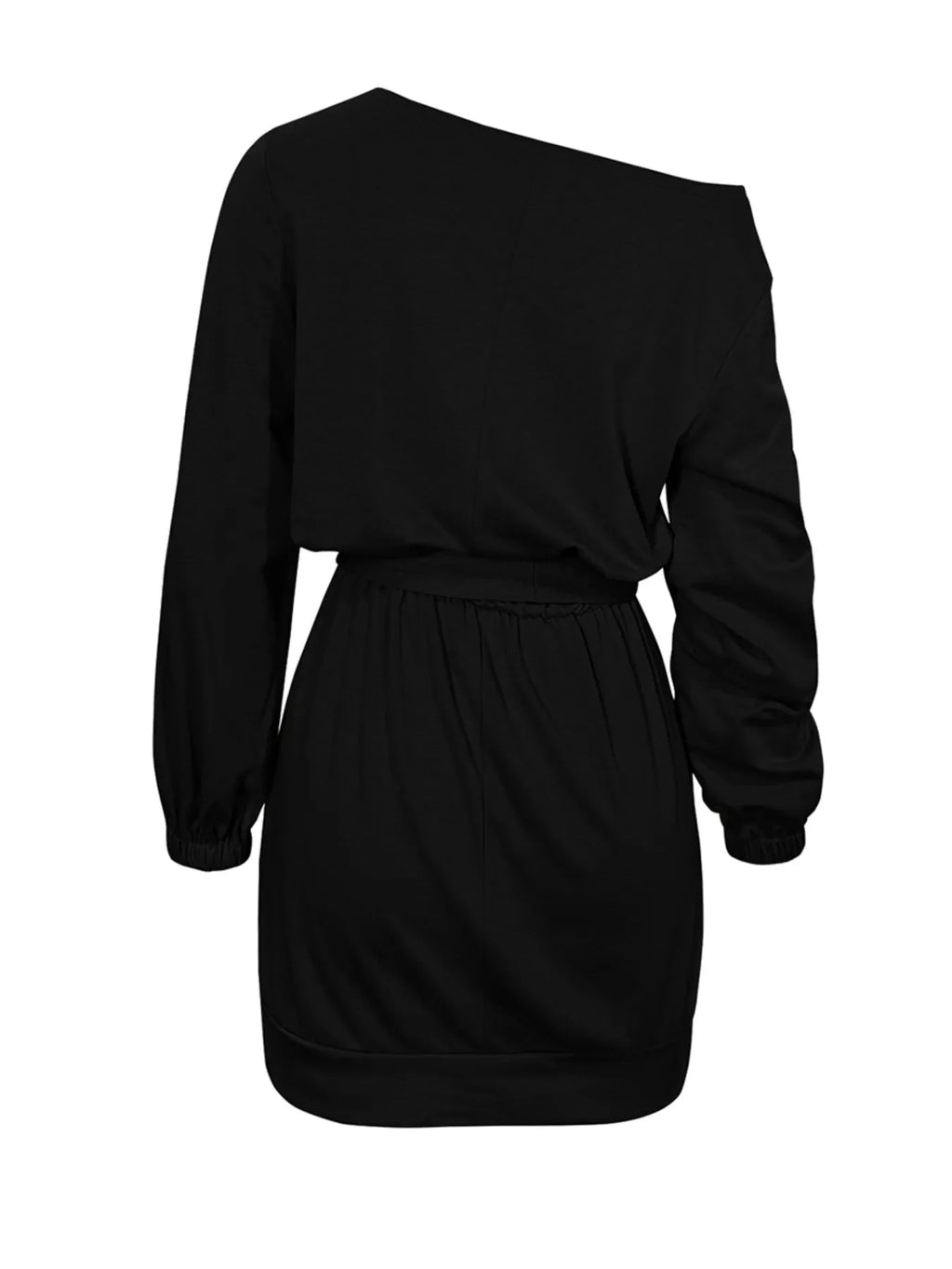 One Shoulder Tie Waist Dress 4941b566-d1d5-4d48-b03e-c90aa65277b5-Max-Origin