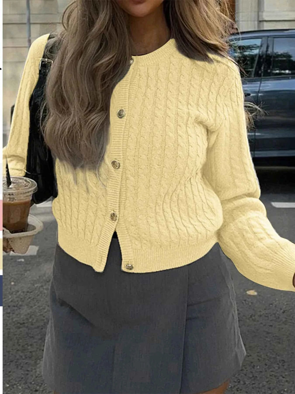 Cable Knit Button-Up Cardigan 49b8179678894c5b9566d8545d1ef075-Max-Origin