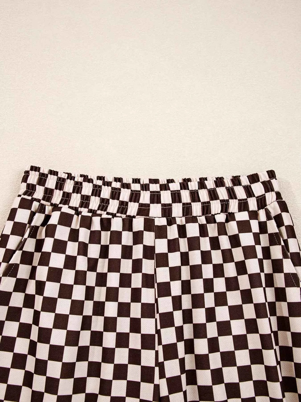 Checkered Drawstring Hoodie and Pants Set 49fd50996cae41849bd8a2b45dbdeb2b-Max-Origin