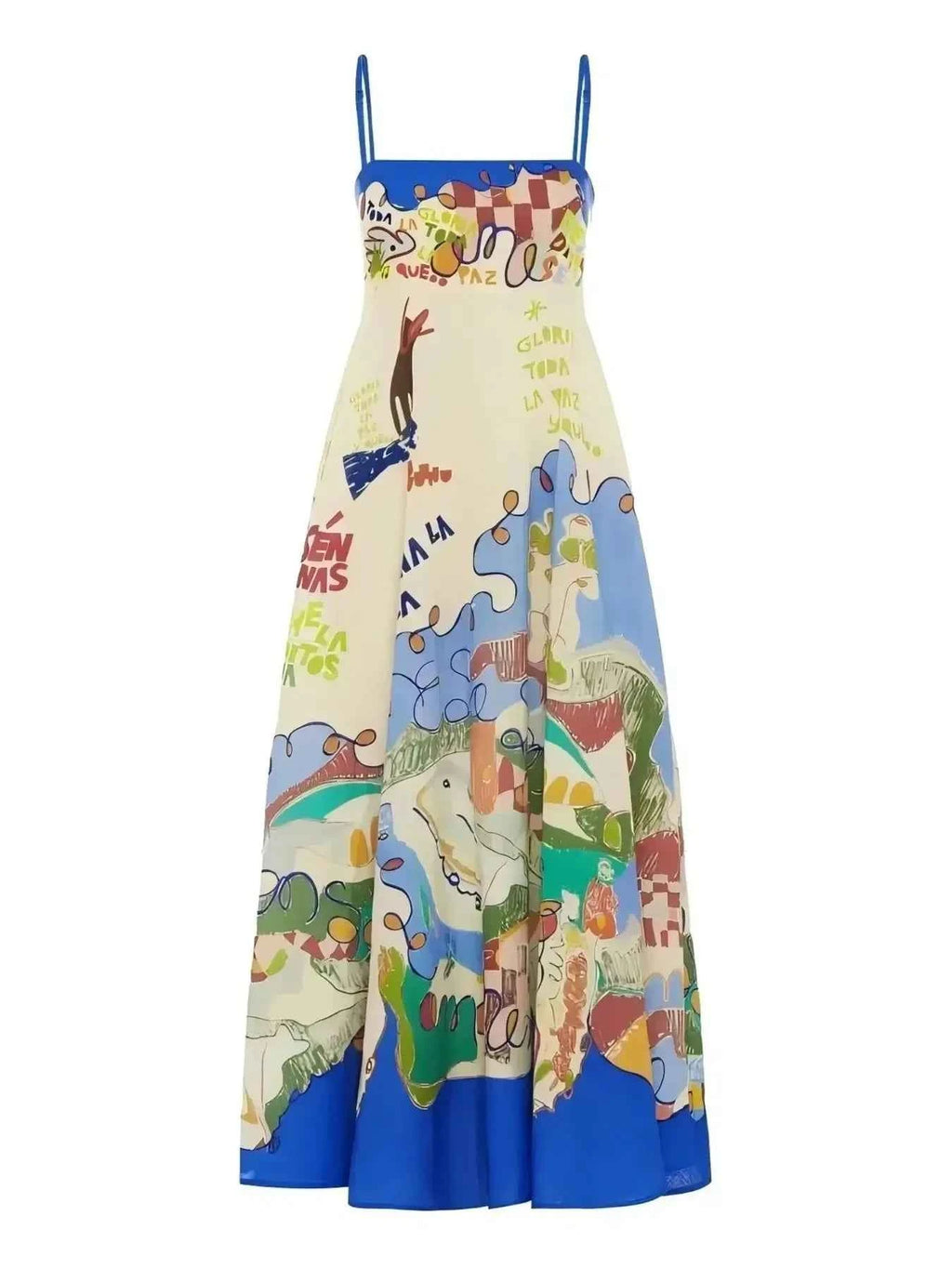 Printed Square Neck Cami Dress 4aafa6e4-925d-4c3b-b1aa-41867dcf56c8-Max-Origin