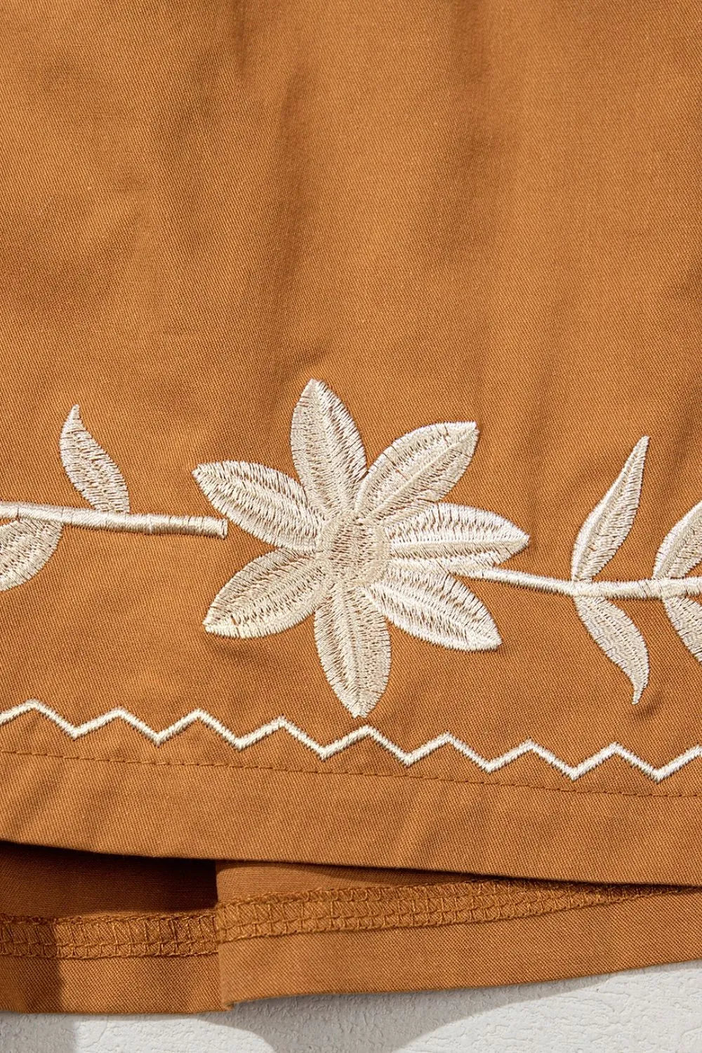 Embroidered Boho Tasseled Drawstring Elastic Waist Casual Shorts 4ad80d04-26c3-40b6-a0c5-fa4caeacfc50-Max-Origin