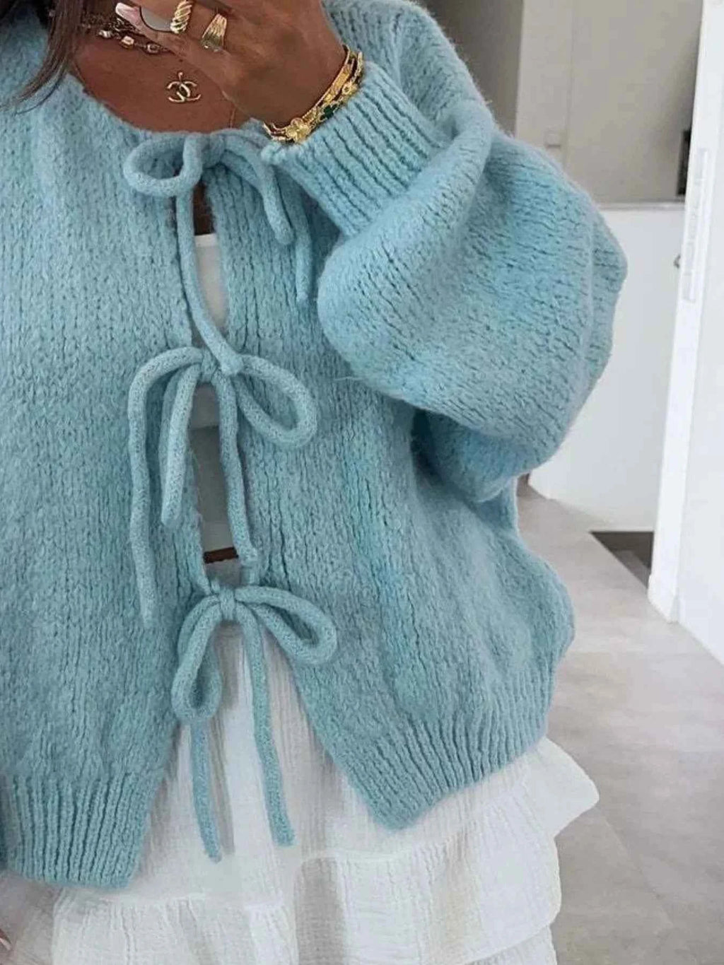 Cozy Bow-Tie Front Knit Cardigan 4bd168ed-5227-4124-8699-b203adae7ecf-Max-Origin