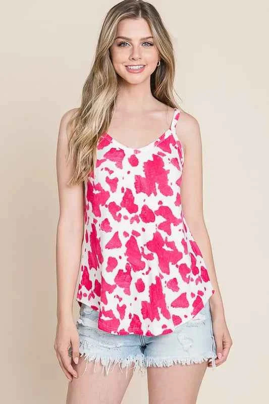 BOMBOM Animal Print Cami FUCHSIA 4beb5ecb59214c5185b5978d0e1a121d-Max-Origin