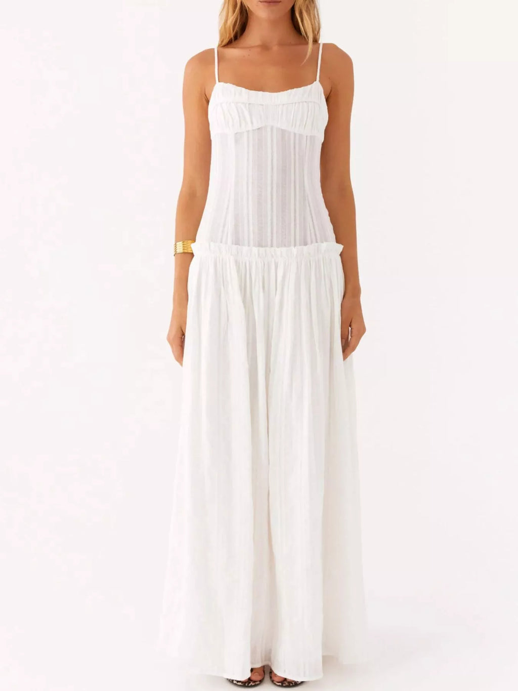 Frill Spaghetti Strap Maxi Dress 4c368f3f-d459-4b64-8df2-f6fb505c0137-Max-Origin