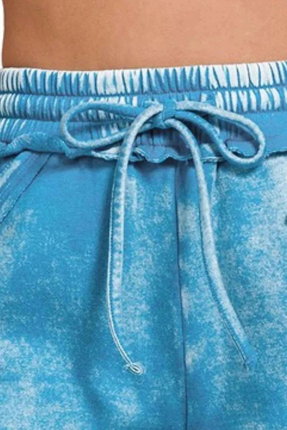 Zenana Acid Wash Fleece Drawstring Shorts With Pockets 4c43fa27-f57c-4231-966d-b9878c23d10d-Max-Origin